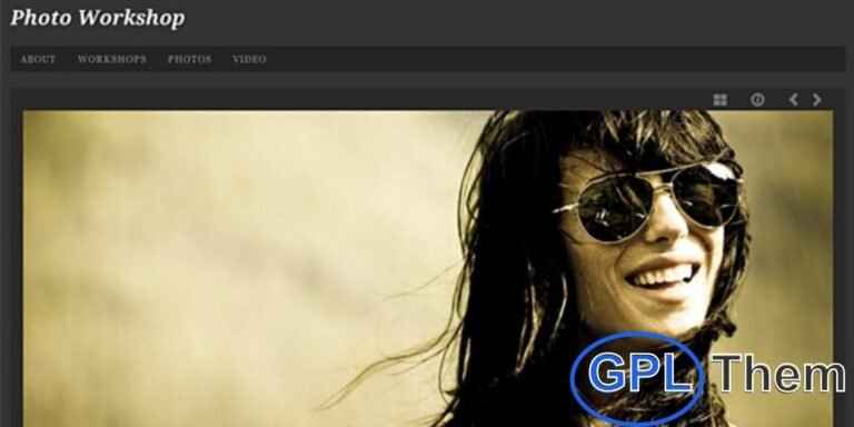 Graph Paper Press Photo Workshop WordPress Theme