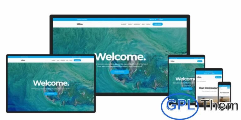 CSSIgniter – Milos Ignition WordPress Theme Download the CSSIgniter Milos Ignition WordPress Theme, a modern and elegant theme designed for hotels, resorts, and vacation rentals. With its stylish layout and booking-ready features, Milos Ignition makes it easy to showcase rooms, amenities, galleries, and special offers in a professional way.