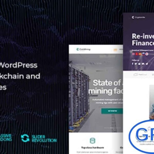 Cryptonite – Blockchain and Cryptocurrencies WordPress Theme