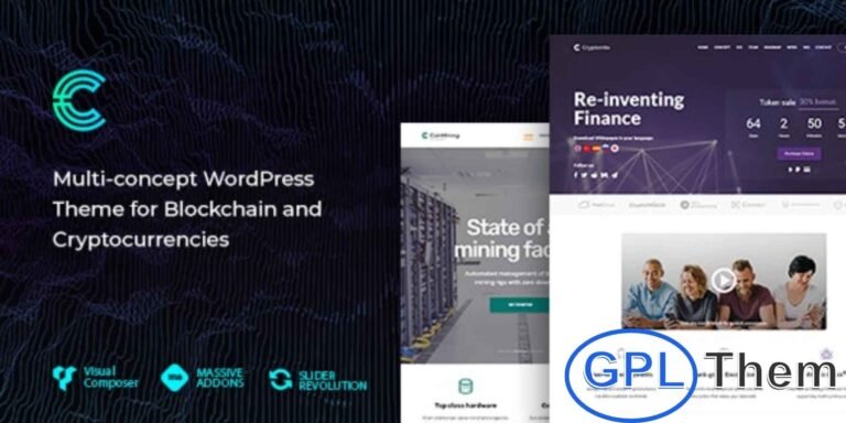 Cryptonite – Blockchain and Cryptocurrencies WordPress Theme