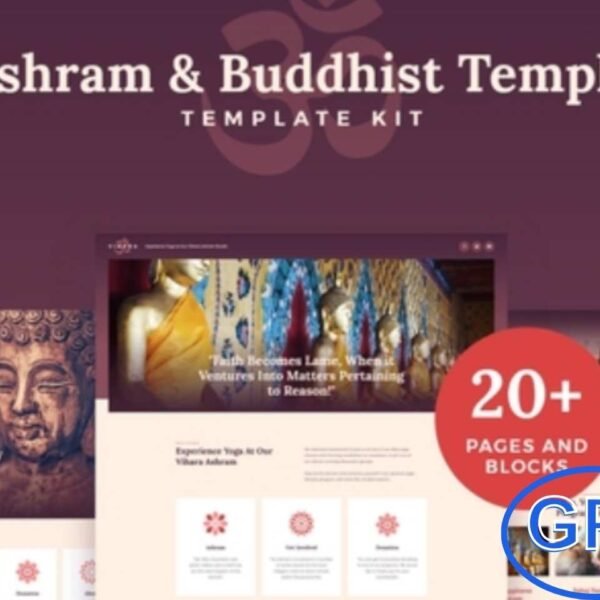 Vihara – Ashram & Buddhist Temple Elementor Template Kit Vihara is a modern Elementor Template Kit designed for creating websites for Ashrams, Buddhist temples, and spiritual centers.