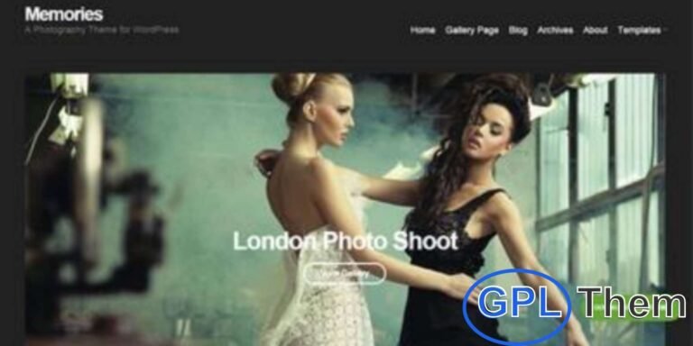 CSSIgniter – Memories WordPress Theme Download the CSSIgniter Memories WordPress Theme, a modern and visually appealing theme designed for bloggers, photographers, and personal websites. With its clean and content-focused layout, Memories makes it easy to showcase blog posts, images, galleries, and personal stories in a professional and engaging way.