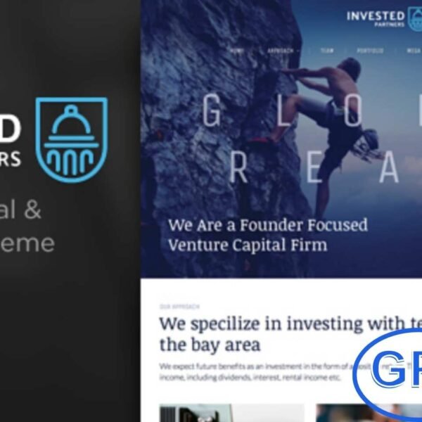 Invested – Venture Capital & Investment WordPress Theme Invested – Venture Capital & Investment WordPress Theme is a professional and fully customizable solution designed for investment firms, venture capital companies, and financial businesses. With modern layouts, unlimited color schemes, and an easy-to-use page builder, this theme makes it simple to showcase projects, services, and achievements.