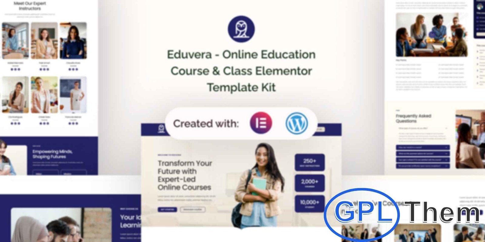 Eduvera – Online Education Course & Class Elementor Template Kit Eduvera – Online Education & E-Learning Elementor Template Kit Eduvera is a modern and versatile Elementor Template Kit designed for creating professional online education websites. Perfect for e-learning platforms, online courses, schools, academies, and educational institutions, Eduvera offers a clean and responsive design.