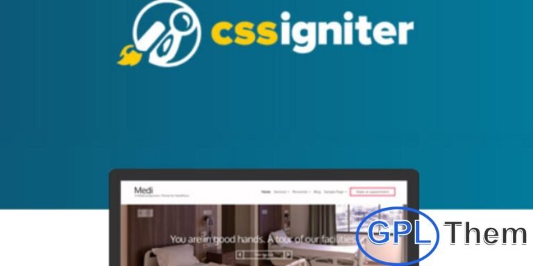 CSSIgniter – Medi Ignition WordPress Theme Download the CSSIgniter Medi Ignition WordPress Theme, a modern and professional theme built for medical clinics, hospitals, and healthcare providers. With its clean and health-focused layout, Medi Ignition makes it easy to display services, doctor profiles, patient testimonials, and appointment schedules in a professional way.