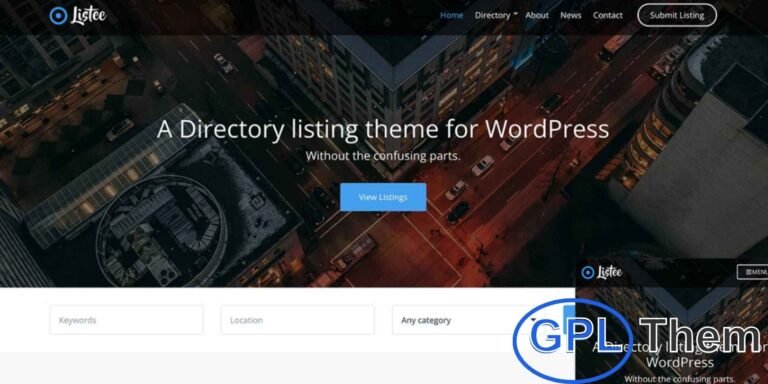 CSSIgniter – Listee WordPress Theme