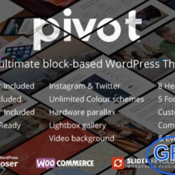 Pivot – Responsive Multipurpose WordPress Theme