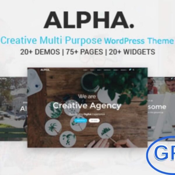 Alpha Dot – Multi-Purpose WordPress Theme Alpha Dot is a versatile and modern multi-purpose WordPress theme designed to suit a wide range of industries and businesses. With multiple homepage variations, it’s an ideal choice for small businesses, creative agencies, corporate websites, personal resumes, and portfolios.