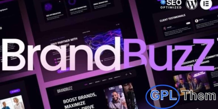 BrandBuzz – Digital Agency Elementor Template Kit BrandBuzz is a modern and professional Elementor Template Kit designed for digital agencies, creative studios, and freelance professionals. With a clean, responsive layout, this kit helps you showcase your services, team, and project portfolio effortlessly.