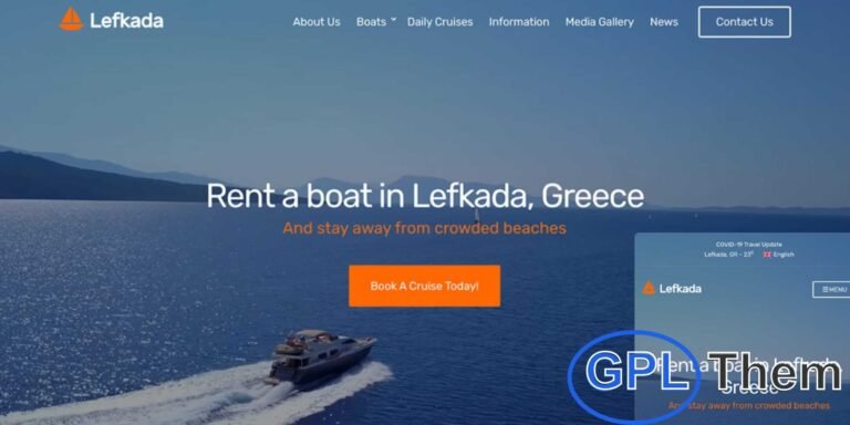 CSSIgniter – Lefkada WordPress Theme Download the CSSIgniter Lefkada WordPress Theme, a modern and elegant theme designed for hotels, resorts, and vacation rentals. With its stylish layout and booking-friendly features, Lefkada makes it easy to showcase rooms, amenities, photo galleries, and special offers in a professional way. The theme is fully responsive, SEO optimized, and lightweight, ensuring fast performance on all devices.