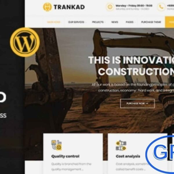 Trankad – Construction WordPress Theme