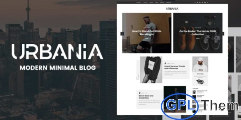 Urbania – Modern Minimal WordPress Blog