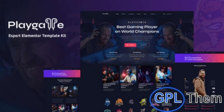 Playgame – Esports Elementor Template Kit Playgame is a professionally designed Elementor Template Kit tailored for Esports, gaming teams, and online gaming communities. With its modern layouts, it’s perfect for showcasing tournaments, team profiles, gaming services, and events in a stylish and engaging way.