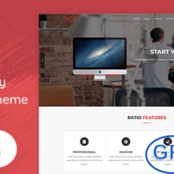 Ratio – Material Design WordPress Theme Ratio is a modern, responsive WordPress theme built with Material Design principles, perfect for corporate websites, creative agencies, and various business niches. Its fresh, clean layout ensures a professional and visually appealing online presence.