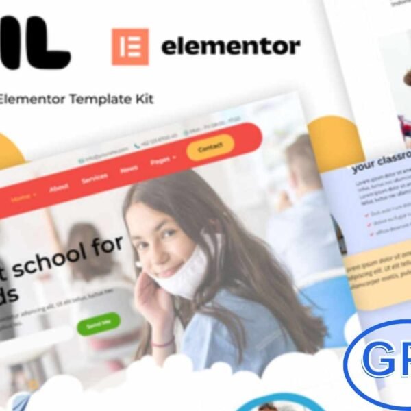Bocil – Children & Kindergarten Elementor Template Kit Bocil is a modern Elementor Template Kit specially designed for kindergartens, nurseries, preschools, childcare centers, and other child-focused businesses. With a clean, pixel-perfect design, this template ensures a professional and engaging online presence.