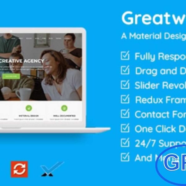 Greatway – Material Design WordPress Theme Greatway is a modern, responsive WordPress theme built with Material Design, ideal for corporate websites, creative agencies, and a wide range of business niches. Its clean and fresh design ensures a professional and visually appealing online presence. Fully optimized for all major browsers, tablets, and mobile devices, Greatway delivers a seamless user experience across platforms.