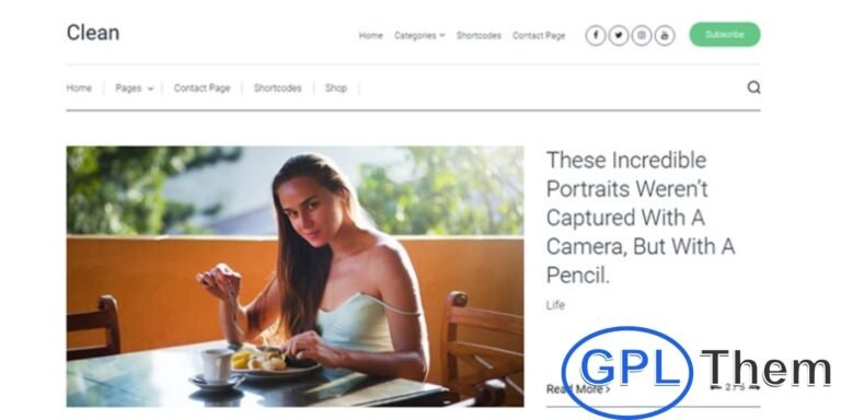 Clean – Minimalist Multipurpose WordPress Theme Clean is a sleek and elegantly designed WordPress theme perfect for professionals seeking a clutter-free, modern website. Ideal for blogs, online magazines, and businesses across all niches, Clean offers multiple customization options to create a unique online presence.
