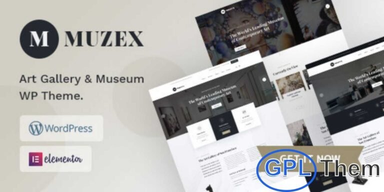 Muzex – Museum & Exhibition WordPress Theme + RTL Muzex is a modern WordPress theme designed for museums, art galleries, exhibitions, and all art-related showcases. Perfect for both contemporary and classic art institutions, it offers a sleek, elegant design that makes your website stand out. Built with HTML5, CSS3, jQuery, and Bootstrap 3, Muzex provides full flexibility and responsiveness across all devices.
