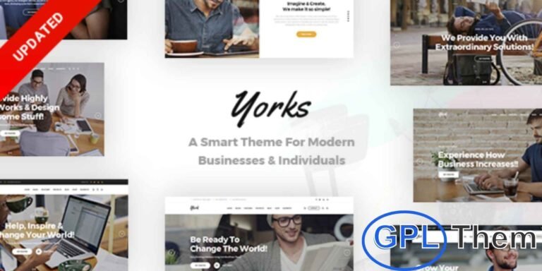 Yorks – A Smart Theme For Modern Businesses & Individuals