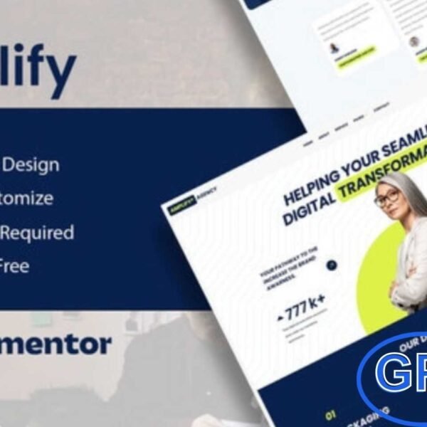 Amplify – Digital Marketing Agency Elementor Template Kit Amplify is a modern and clean Elementor Template Kit designed for digital marketing agencies, creative agencies, freelancers, and online portfolios.