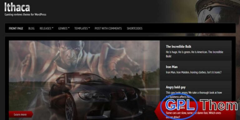 CSSIgniter – Ithaca WordPress Theme Download the CSSIgniter Ithaca WordPress Theme, a modern and elegant theme designed for hotels, resorts, and vacation rentals. With its stylish layout and booking-friendly features, Ithaca makes it easy to showcase rooms, amenities, photo galleries, and special offers professionally. The theme is fully responsive, SEO optimized, and lightweight, ensuring fast performance across all devices.