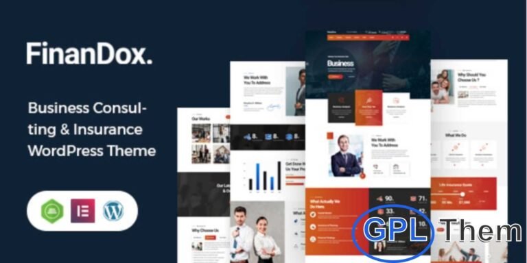 FinanDox – Business Consulting WordPress Theme FinanDox is a premium WordPress theme designed for training, coaching, consulting, and business websites. With a professional and modern design, it allows you to create a versatile online presence for your consulting firm, coaching services, or corporate business. The theme is fully responsive, ensuring your website looks perfect on desktops, tablets, and mobile devices.