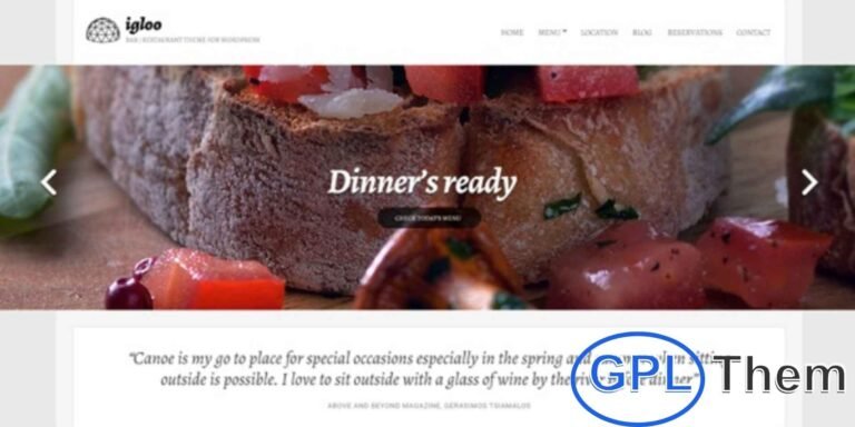 CSSIgniter – Igloo WordPress Theme