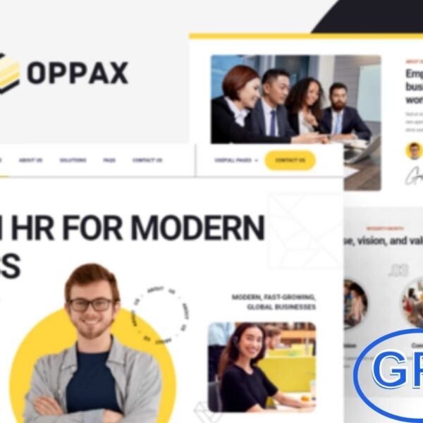Oppax – HR Solutions Elementor Template Kit Oppax is a modern Elementor Template Kit designed exclusively for HR solutions and human resource management websites. It comes with professionally crafted layouts ideal for recruitment portals, employee engagement platforms, compliance systems, and performance development tools.