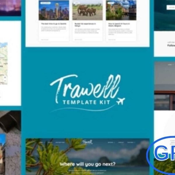 Trawell – Travel Blog Elementor Template Kit Trawell is a stylish Elementor Template Kit designed for travel bloggers who want to build a professional and engaging website with ease. Perfect for sharing travel stories, guides, and destination tips, this kit offers clean layouts and customizable sections that make your blog stand out.