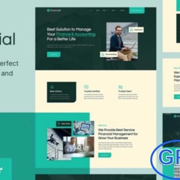 Zinancial – Finance & Accounting Services Elementor Template Kit Zinancial is a sleek and modern Elementor Template Kit designed for finance and accounting businesses. Ideal for financial services, accounting firms, finance companies, financial advisors, consultants, and related businesses, this template kit helps you build a professional WordPress website effortlessly.