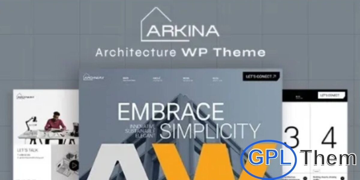 Arkina – Architecture WordPress Theme Arkina is a modern and sleek WordPress theme designed for architects, interior designers, and construction companies. Its clean layout and intuitive features make it easy to showcase projects, services, and portfolios professionally. Fully responsive and optimized for all devices, Arkina ensures your website looks stunning on desktops, tablets, and mobile screens.