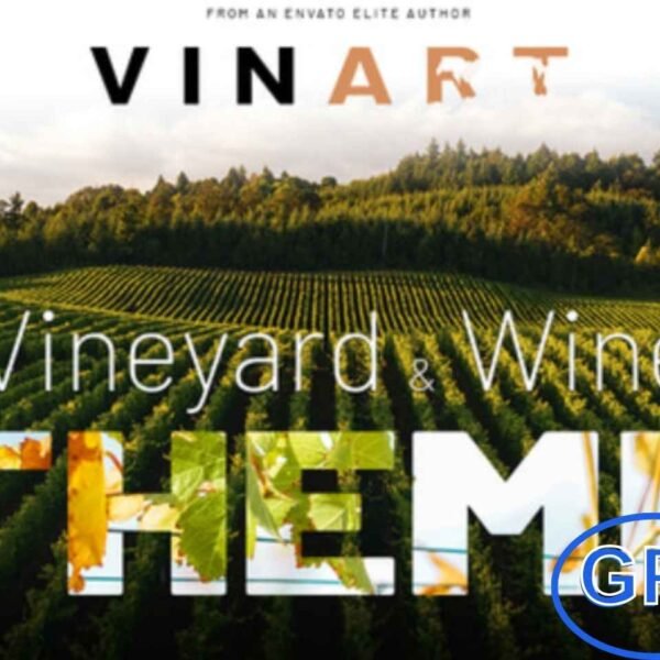 Vinart – Wine WordPress Theme Vinart is a stylish and elegant WordPress theme designed for wineries, vineyards, and wine shops. Its clean and modern design allows you to showcase your wine collection professionally while offering seamless online purchases.
