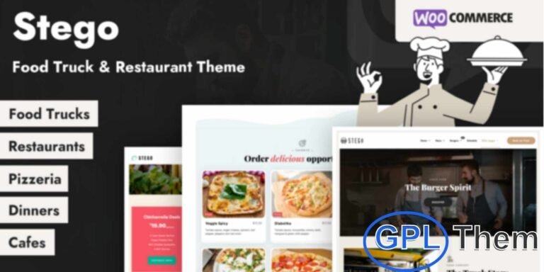 Stego – Food Truck & Restaurant Theme