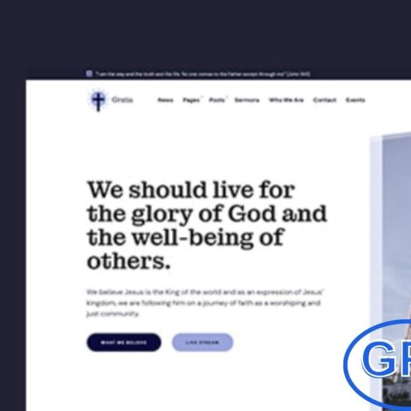 Gratia – Church & Religion WordPress Theme