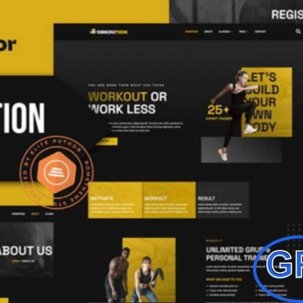 Workoution – Sports & Fitness Elementor Template Kit Workoution is a modern and fully responsive Elementor Template Kit designed for gyms, fitness centers, sports clubs, personal trainers, and athletic portfolios.