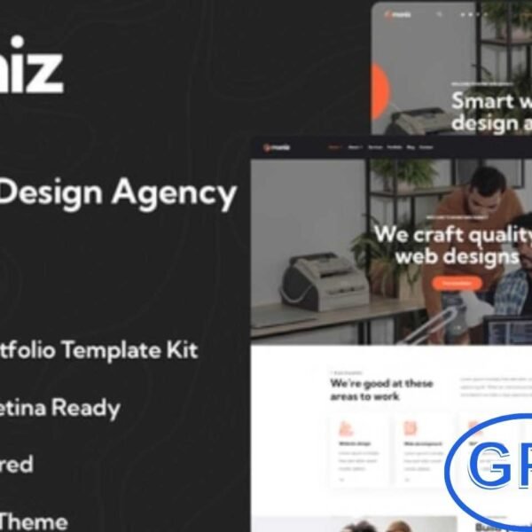 Moniz – Web Design Agency Elementor Template Kit Moniz is a modern Elementor Template Kit specially crafted for web design agencies, creative studios, and digital professionals. With its clean and responsive layouts, this kit helps you showcase your design portfolio, services, and case studies in a visually engaging way.