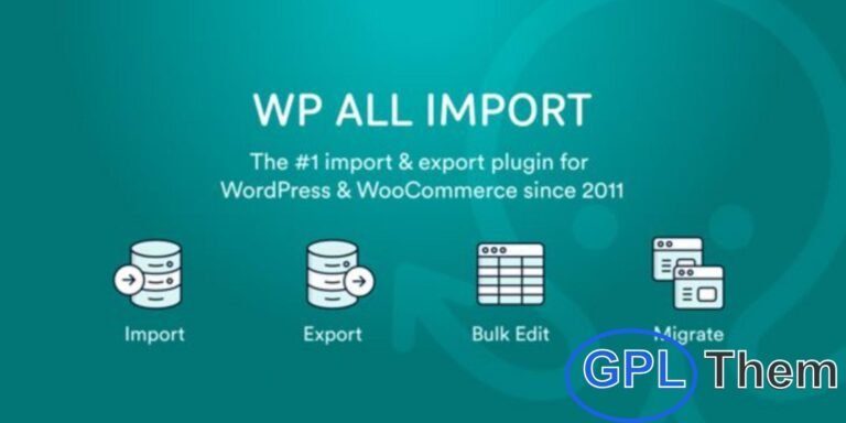 WP All Import + Export Pro Plugin – Powerful Import & Export Solution for WordPress & WooCommerce WP All Import + Export Pro is the ultimate plugin for managing your WordPress and WooCommerce data with ease. Designed for flexibility and efficiency, it gives you complete control over importing and exporting any type of content.