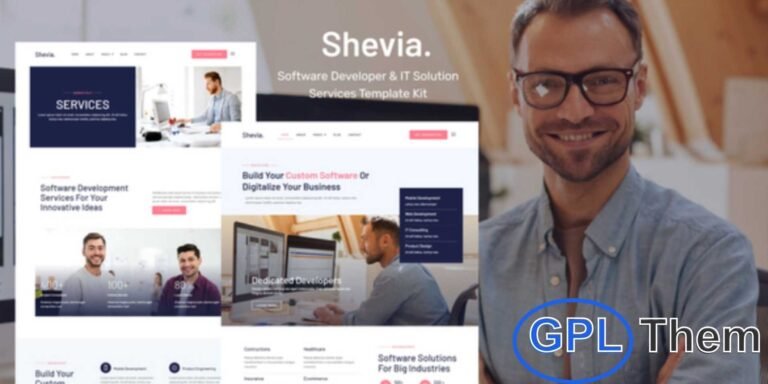 Shevia – Software Developer & IT Solutions Elementor Template Kit Shevia is a modern Elementor Template Kit built for software developers, IT solution providers, SaaS startups, software houses, mobile app developers, and tech professionals.