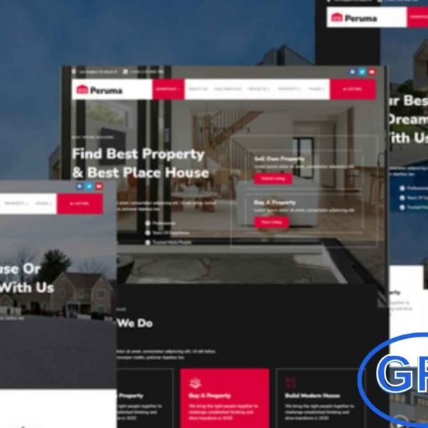 Peruma – Real Estate & Property Listing Elementor Template Kit Peruma is a professional Real Estate & Property Listing Elementor Template Kit designed to help you build modern, responsive, and high-converting property websites.