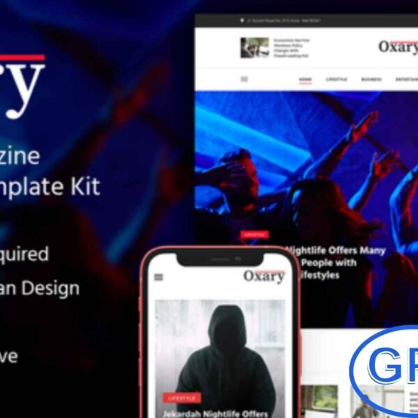 Oxary – News & Magazine Elementor Template Kit Oxary is a modern News & Magazine Elementor Template Kit designed for creating professional publishing websites with ease. Whether you want to launch a news portal, online magazine, editorial site, or personal blog, Oxary provides beautifully crafted layouts that are fully responsive and retina-ready.