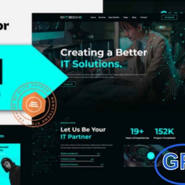 Ditech – IT Solutions & Services Company Elementor Template Kit Ditech is a modern Elementor Template Kit designed for IT solutions and services companies, tech startups, software businesses, SaaS platforms, web agencies, and IT firms.