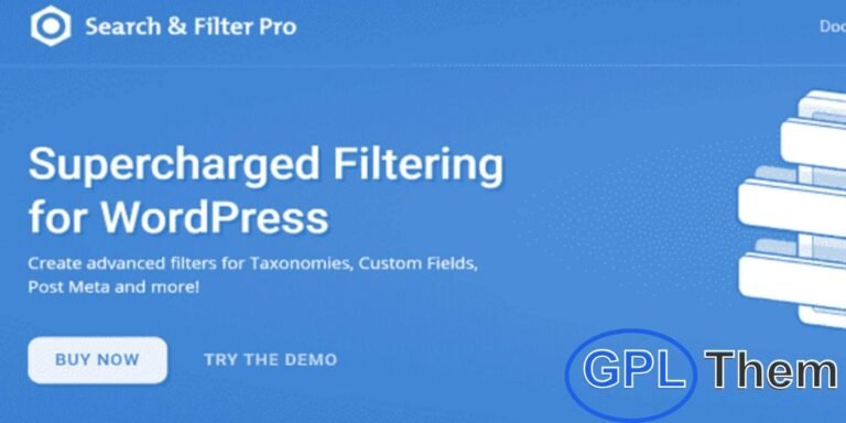 Search & Filter Pro – Advanced WordPress Filter Plugin + Addons Search & Filter Pro is the ultimate WordPress filtering plugin that makes it easy for users to find exactly what they need on your website. With advanced search options, it allows filtering by custom fields, taxonomies, categories, tags, authors, post types, post dates, and more.