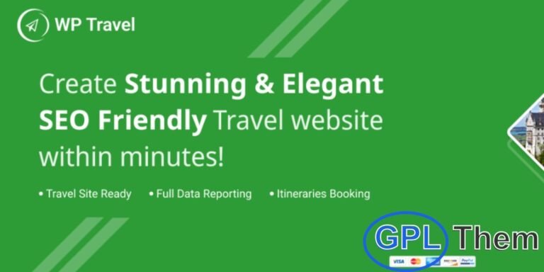 WP Travel Engine – WordPress Tour Booking Plugin + All Addons WP Travel Engine is the most popular WordPress plugin for creating and managing tour booking websites with ease. Designed for travel agencies, tour operators, and adventure businesses, it helps you showcase trips and accept online bookings effortlessly.