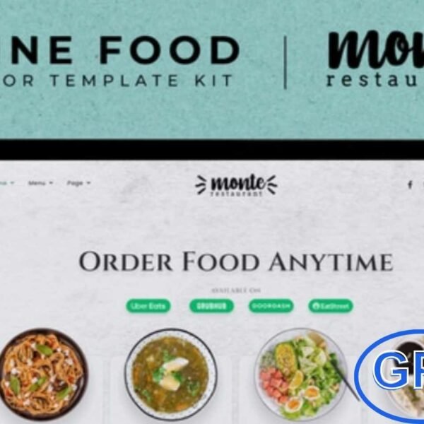 Monte – Online Food Elementor Template Kit Monte is a responsive and modern Elementor Template Kit crafted for restaurants, cafes, and online food businesses. Built with the powerful Elementor Page Builder plugin, it allows you to create a professional website with ease.