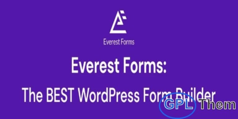 Everest Forms – WordPress Form Builder Plugin + All Addons Everest Forms is a lightweight and powerful WordPress form builder plugin that lets you create contact forms, registration forms, surveys, and more with ease. Its intuitive drag-and-drop interface makes building simple to complex forms quick and hassle-free.
