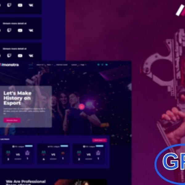 Monstra – Esports & Gaming Elementor Template Kit Monstra is a professional Elementor Template Kit designed for esports and gaming websites. With its modern and stylish layouts, it is perfect for gaming portals, tournaments, streaming platforms, teams, and related esports services.