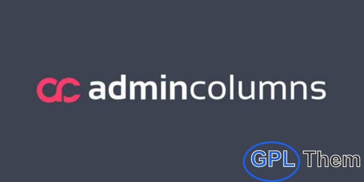 Admin Columns Pro – WordPress Plugin + All Addons Bundle Admin Columns Pro is a powerful WordPress plugin that helps you organize and manage your dashboard more efficiently. With over 390 customizable columns, you can display important information on overview pages for posts, pages, users, media, comments, and taxonomies.