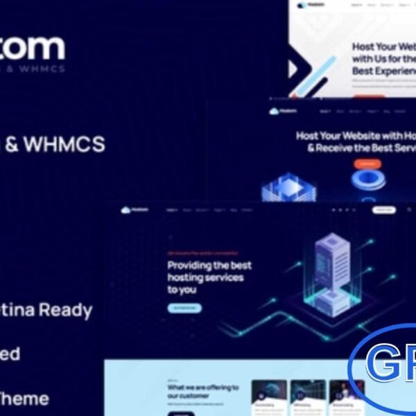 Hostom – Hosting & WHMCS Elementor Template Kit Hostom is a modern and professional Elementor Template Kit built for web hosting and domain-related businesses. Perfect for hosting companies, domain providers, cloud hosting services, VPS hosting, and WHMCS integration, this kit helps you create a sleek and functional website with ease.