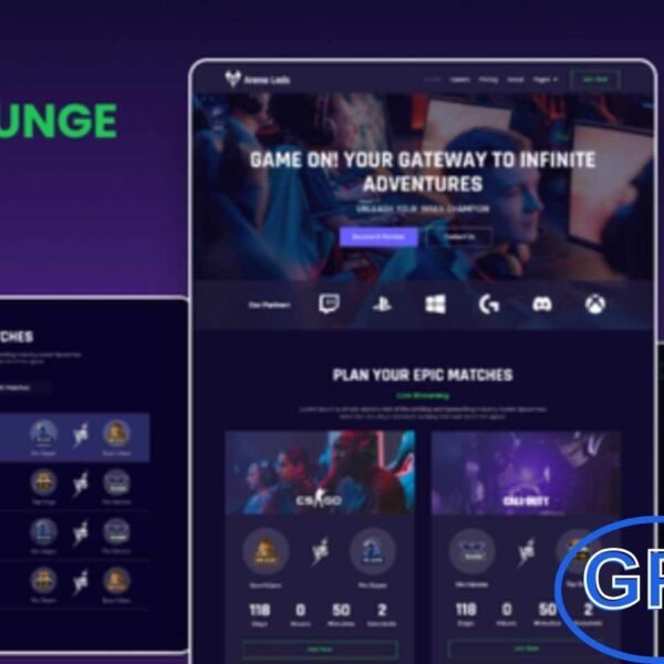 Arena Lads – Esports & Gaming Elementor Template Kit Arena Lads is a modern Elementor Template Kit designed specifically for gaming lounges, esports centers, and online gaming communities. Featuring a sleek, gaming-focused layout and user-friendly design, it helps you create an engaging digital environment that captivates visitors and enhances their gaming experience.
