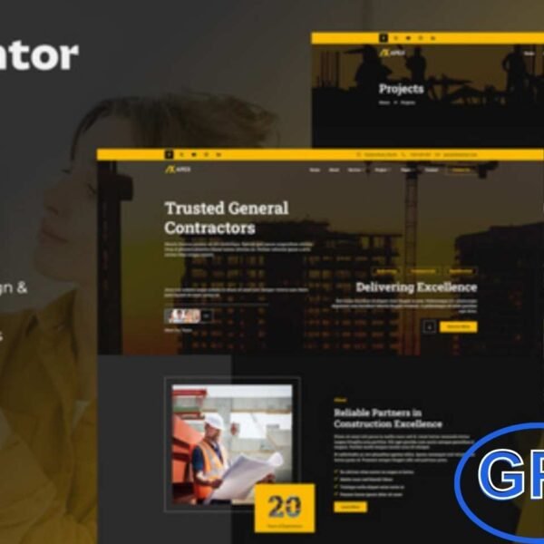 Apex – Construction Elementor Template Kit Apex is a modern and professional Elementor Template Kit crafted for construction companies and related industries. This versatile kit is also perfect for architecture firms, construction agencies, manufacturing businesses, industrial services, factories, and warehouse companies.